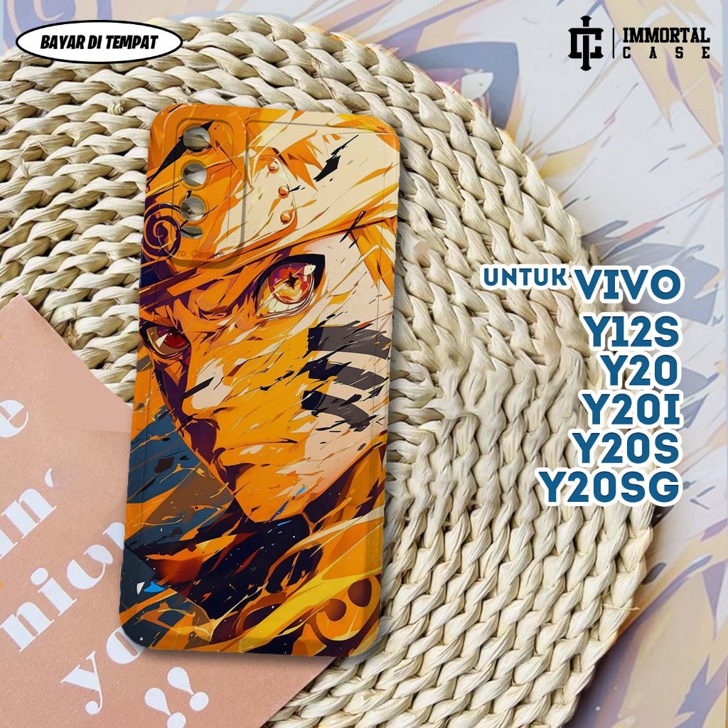 Casing VIVO Y20 Y12S Y20S Y20SG - Case Silikon VIVO Y20 Y12S Y20S Y20SG ( ANIME NARUTO ) Softcase Gl