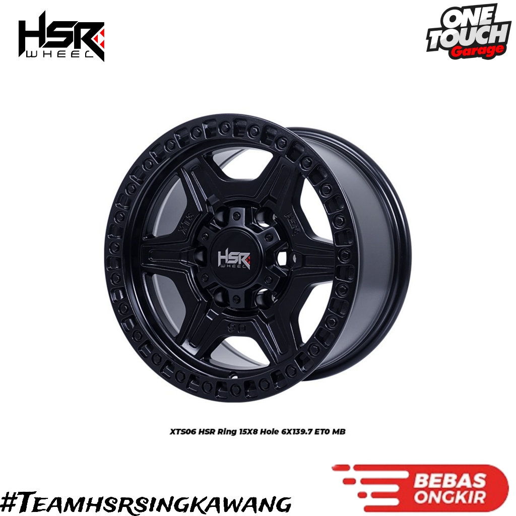 Velg mobil hillux, pajero, fortuner hsr xts 06 ring 15