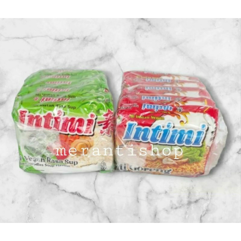 

Mie Instant Intimi Vegetarian isi 5 / Mie Soup / Mie Goreng