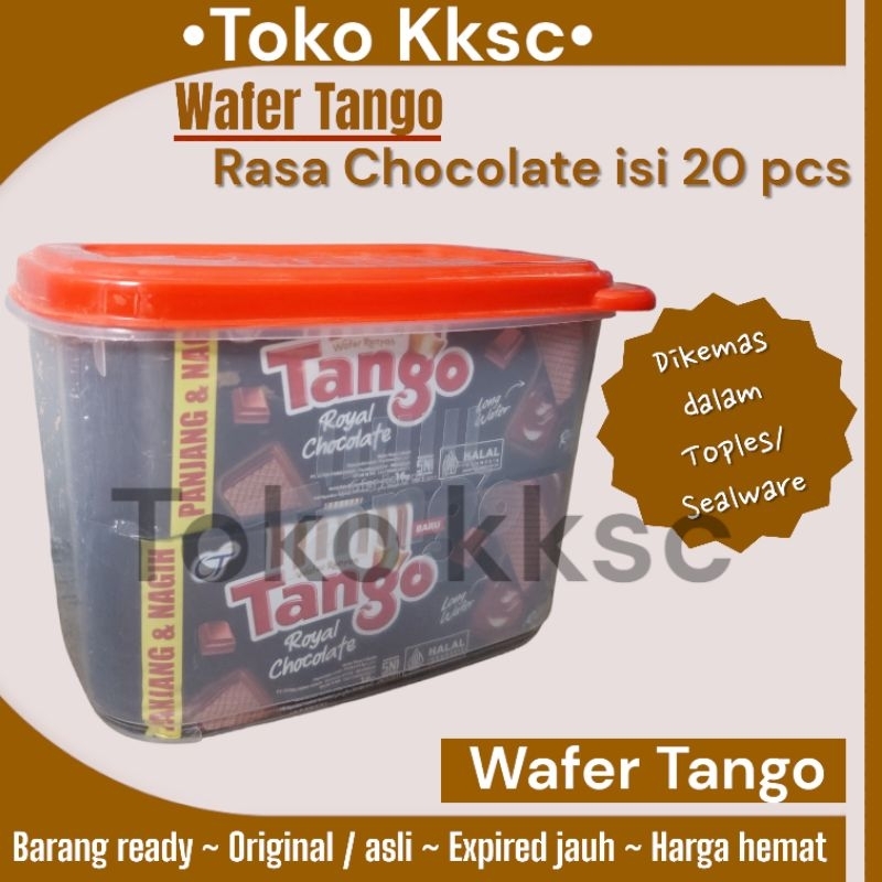 

TANGO ROYAL CHOCOLATE ISI 20BPCS KEMASAN SEALWARE (toples)