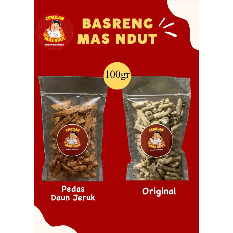 

BASRENG MAS NDUT PEDAS DAUN JERUK & ORIGINAL 100gr