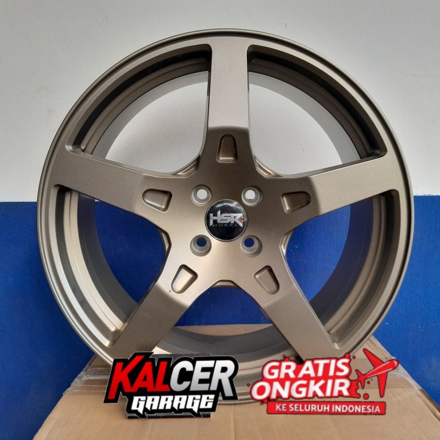 VELG PROMO HSR R15 PENTE UNTUK AGYA AYLA CITY IGNIS JAZZ BRIO DLL r15 PENTE HSR R15X65 H4X100 ET42 S