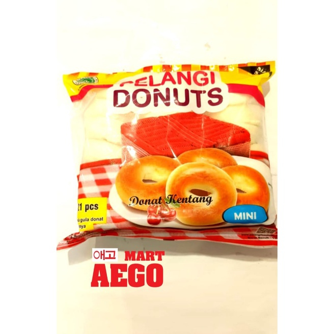 

Pelangi donat kentang 520gr isi 21pcs