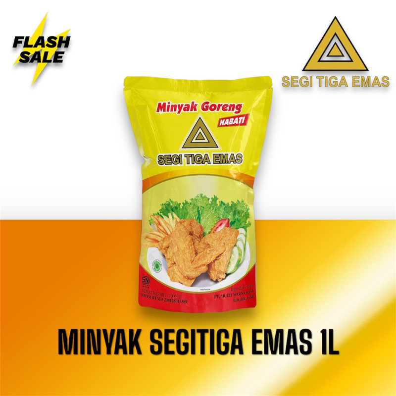 

Minyak Goreng Segitiga Emas 1 Liter