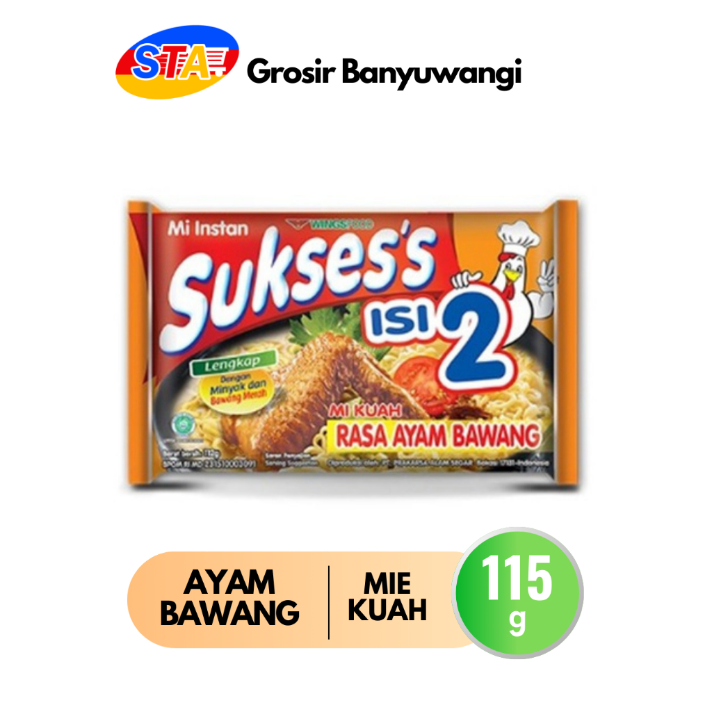 

[JATIM-BWI] SUKSESS AYAM BAWANG 115G | MIE KUAH