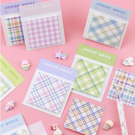 

(LUNE) - Sticky Note Kertas Memo Paper Note Kertas Catatan Kecil Pastel
