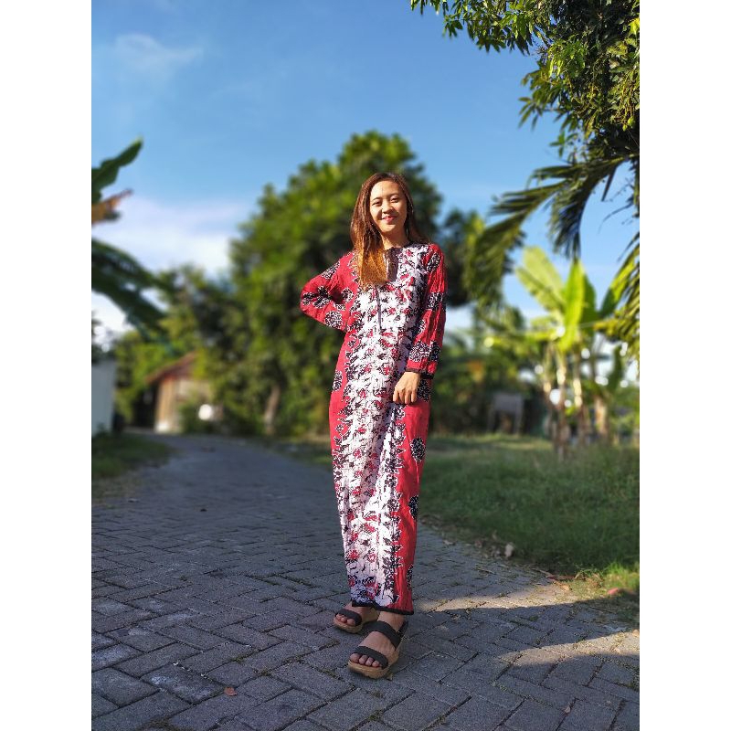 LONGDRESS BATIK TULIS // DASTER PANJANG