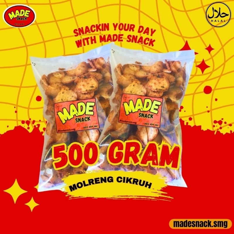 

Made Snack Molreng cikeruh 500 gram camilan/makanan ringan/snack