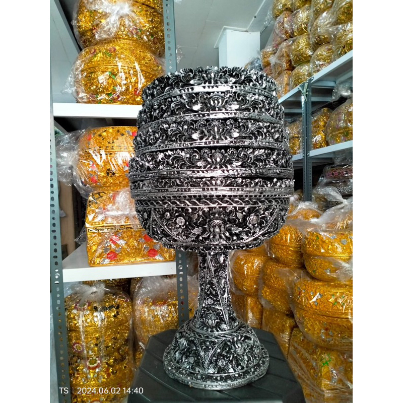 Dulang bulat susun 4 prada elit size 30cm