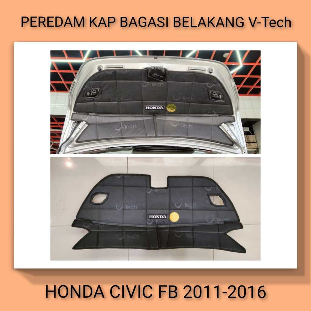 HONDA CIVIC FB 2011-2016 Peredam Panas Bagasi Belakang Aksesoris Variasi Mobil VTECH Ori +