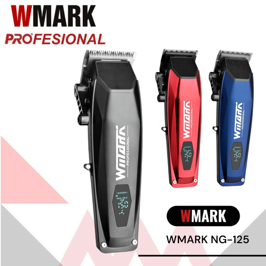WMARK PROFESIONAL WMARK NG-125 HAIR CLIPPER WMARK 7500 RPM WMARK 125