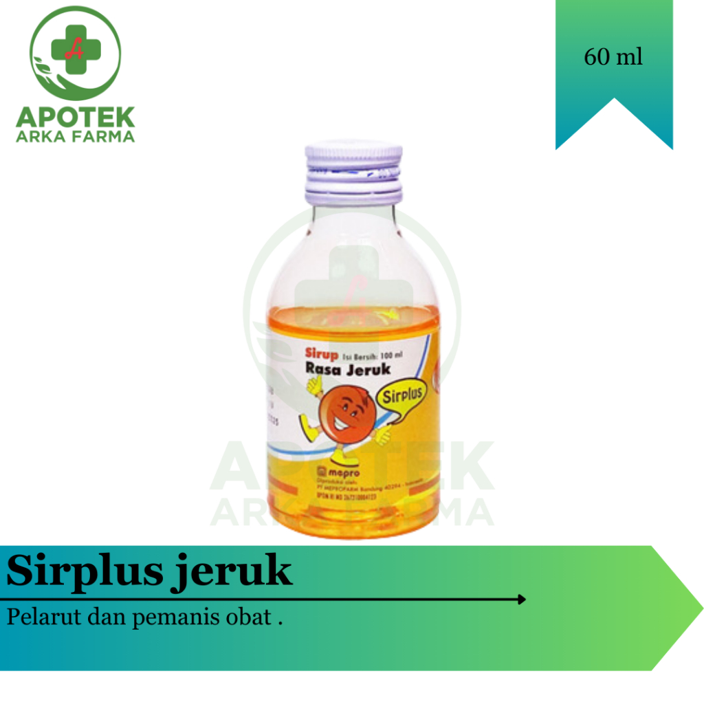 

Sirplus sirup pemanis 60ml