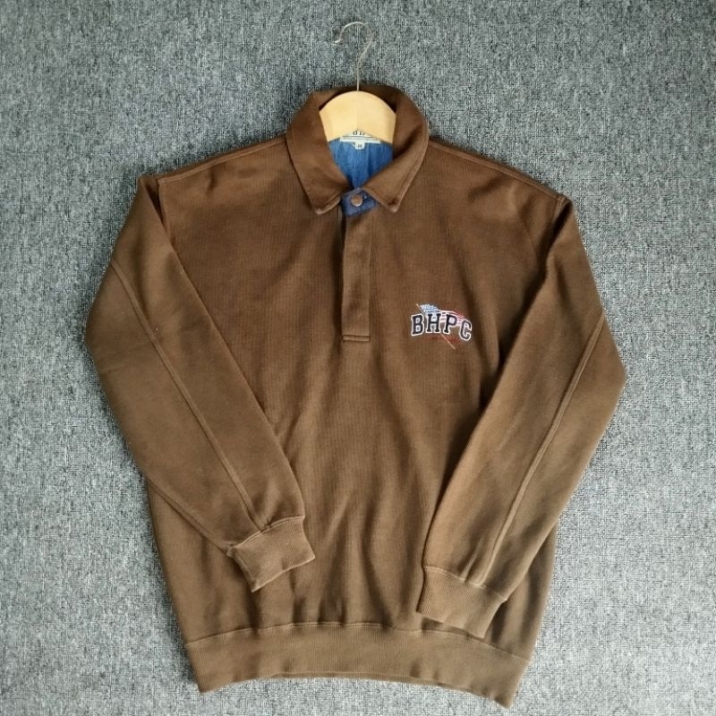 Sweater Halfzip Beverly hills polo club brown