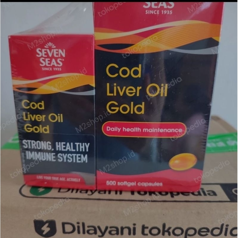 Seven seas cod liver oil gold 500 +100 softgel cod liver oil gold 500+100 softgel