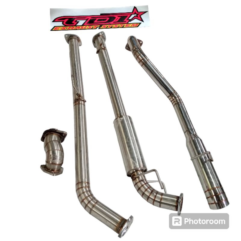 knalpot fullset Fortuner vnt