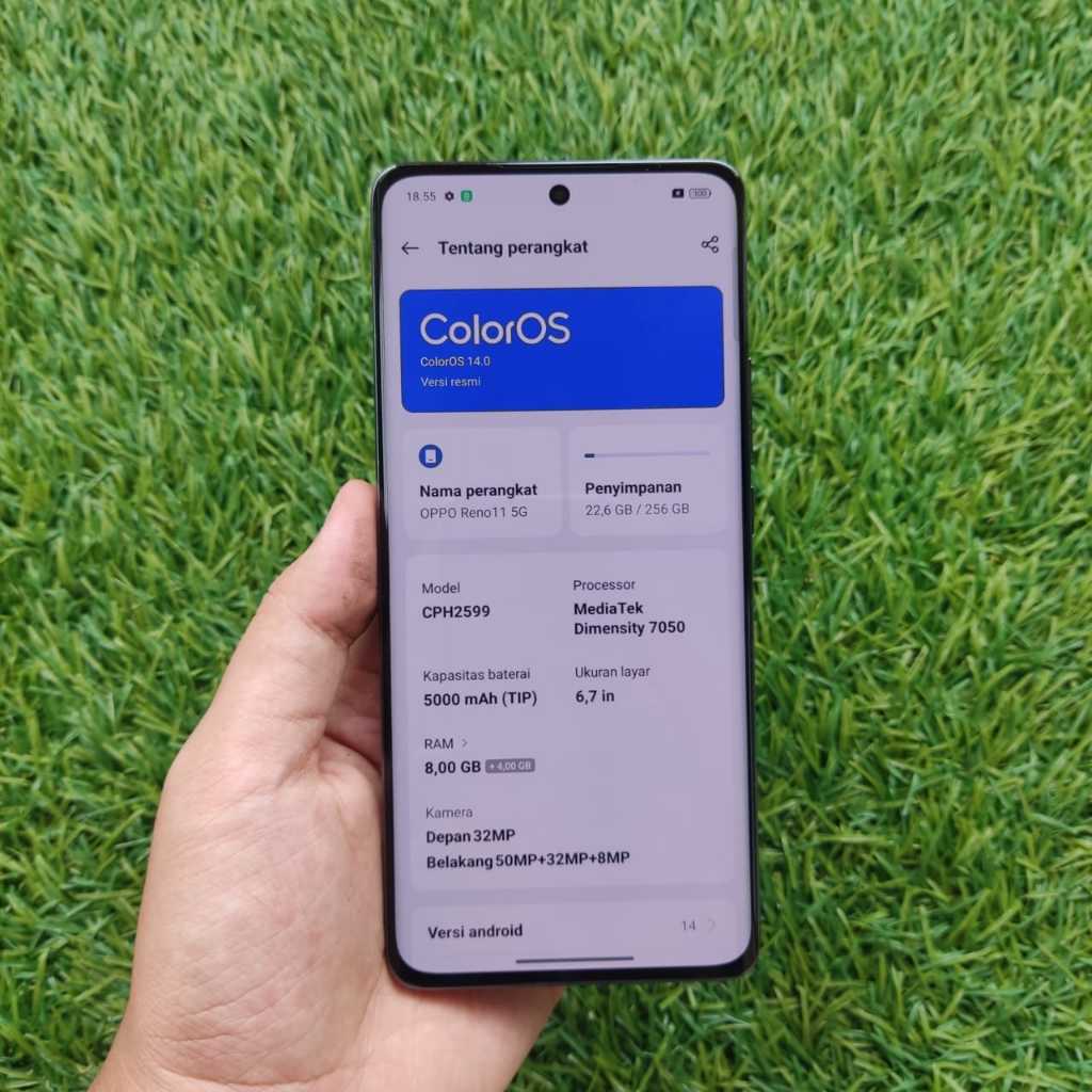 OPPO RENO 11 5G SECOND 8/256GB HP SECOND HP SEKEN HP BEKAS HP MURAH