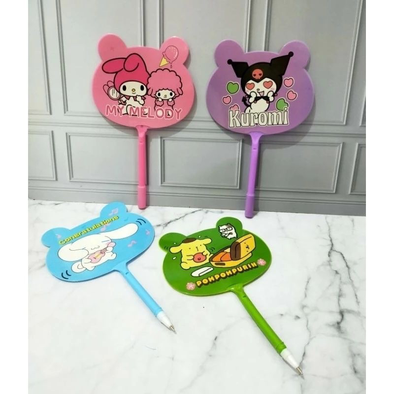 PEN KIPAS LUCU PULPEN KIPAS KARAKTER RANDOM / PULPEN KIPAS KARAKTER