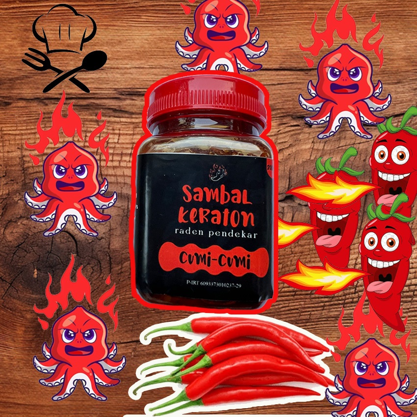 

Sambal Keraton Varian Cumi Cap Raden Pendekar Pedas Gila