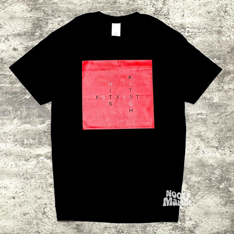 noov music merch Fstvlst - Cover Album Hits Kitsch Tshirt - Black | Kaos Band Original Kaos Pria