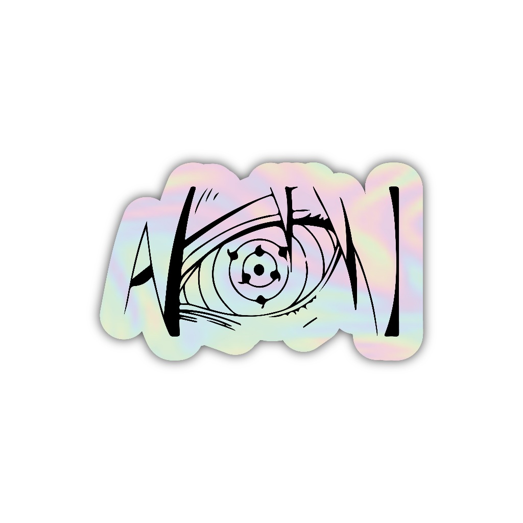 

Z132 sticker sasuke anime naruto, stiker hologram satuan
