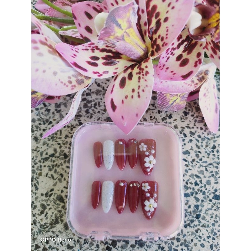 kuku palsu fake nail kuku wedding kuku wisuda Nail art