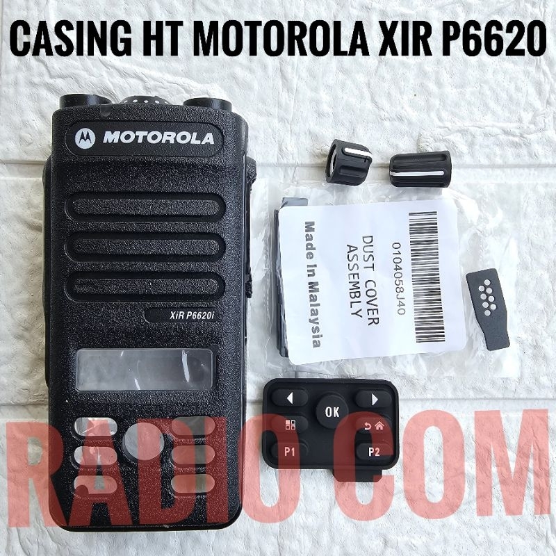 CASING HT MOTOROLA XIR P6620 P6620i CASING HT MOTOROLA P6620 XIR P6620i PLUS KEYPAD HT MOTOROLA XIR 