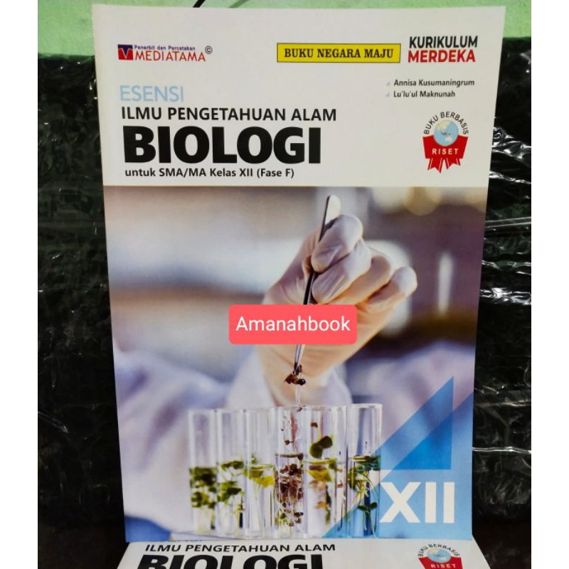 Esensi Biologi SMA Kelas 12 Kurikulum Merdeka Mediatama