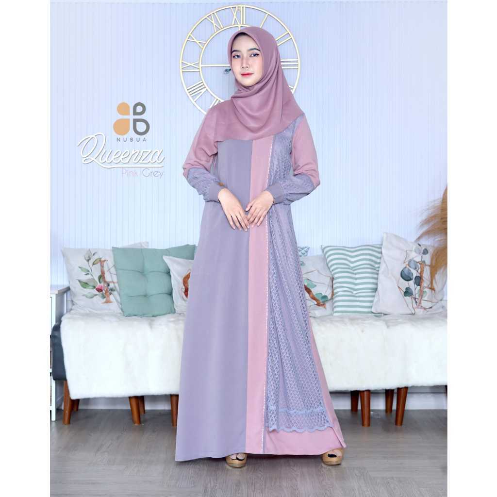 Gamis Queenza - Casual Busui Friendly by Nubua