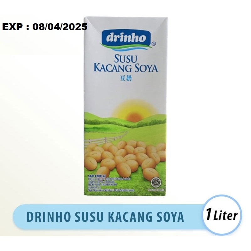 

Drinho Soya Bean Milk 1 Liter Susu Kacang Soya