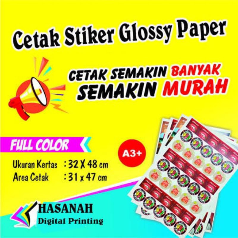 

Cetak stiker thank you