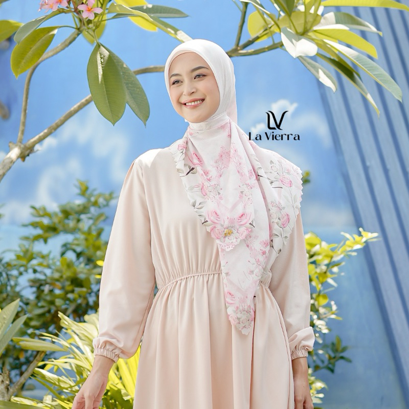 La Vierra - Cassia Series Hijab Segiempat Printing
