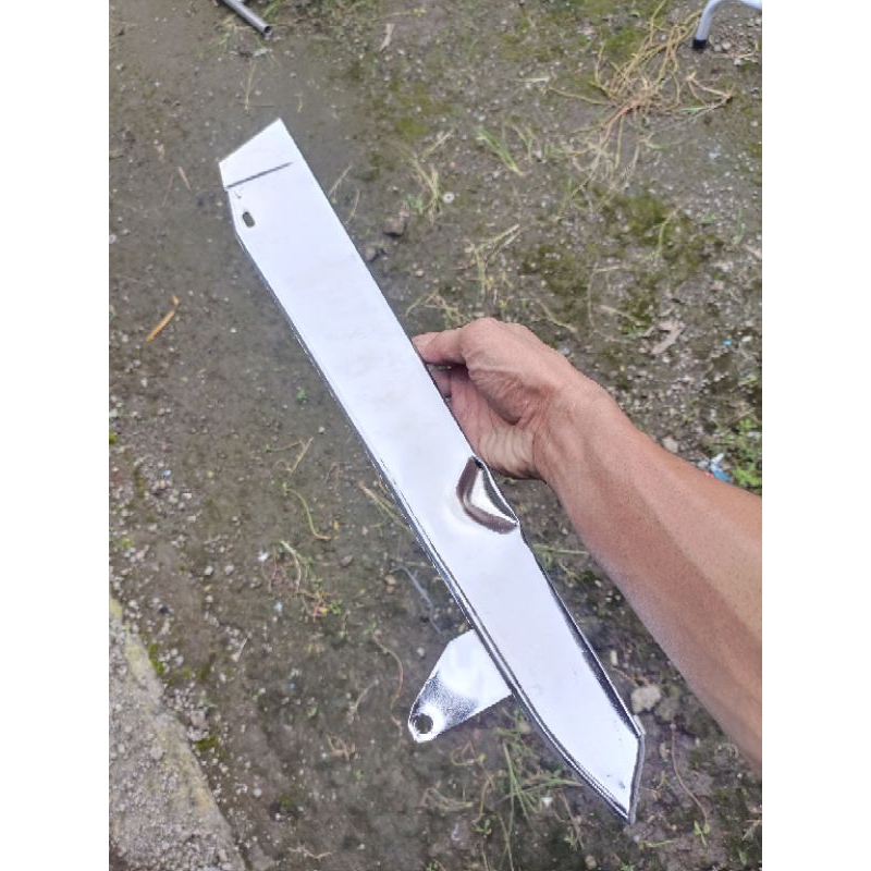 PROMO katengkas stengkas cover tutup pelindung rantai gear honda win 100 old new stenlis detail orig