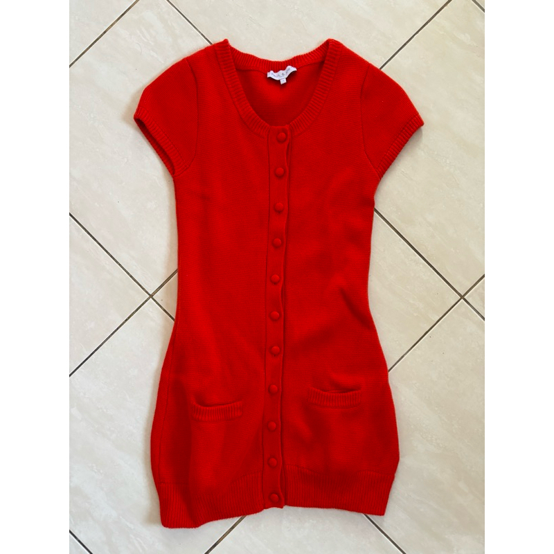 Paul and Joe Knit Red Dress