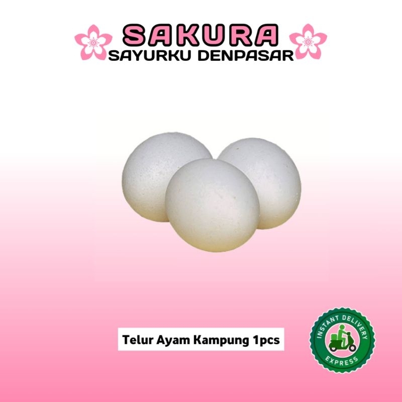 

Telur Ayam Kampung per butir - SAKURA