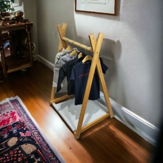 Rak baju / Rak gantung / Rak baju anak  / rak gantung kayu pinus /clothing rack for kids
