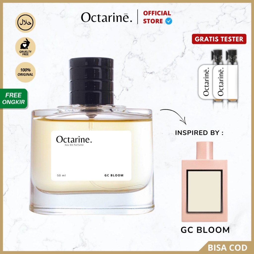Octarine - Parfum Wanita Tahan Lama Aroma Segar Inspired By Gucci Bloom | Parfume Perfume Farfum Min