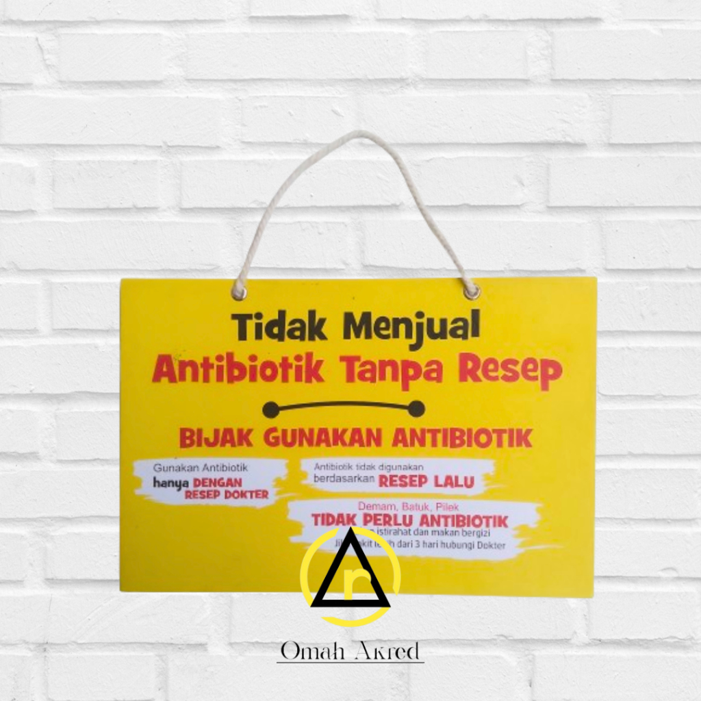 

Hard Poster Tidak Menjual Antibiotik Tanpa Resep - Bijak Menggunakan Antibiotik - Farmasi - Apotek