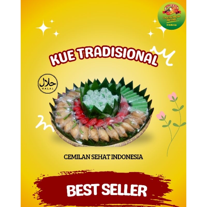 

Kue Tampah/ Kue Tradisional/ Kue Jajanan Pasar/ Kue isi 50 pcs