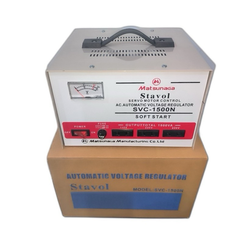 Stabilizer 1500watt-stavol 1500VA-Matsunaga 1500N Stavolt Matsunaga