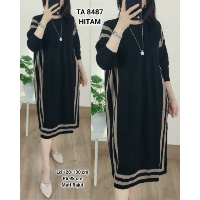 Tunik Rajut Atasan Rajut Premium Atasan Wanita Kekinian Blouse Wanita Oversize Atasan Wanita terkini