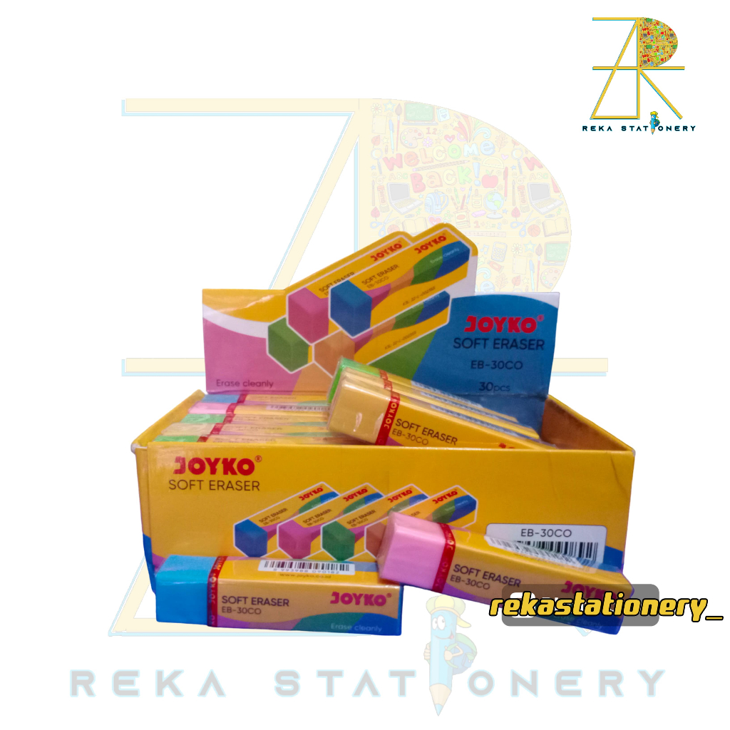 

Eraser / Penghapus Joyko /Joyko Eraser EB 30CO HARGA /PCS (Harga Satuan)