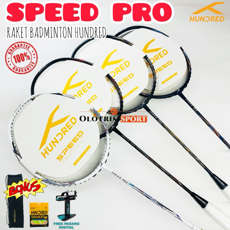 Raket Badminton HUNDRED SPEED PRO Original