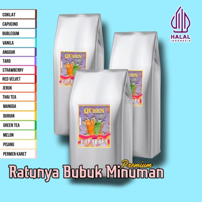 

Queen Bubuk Minuman Premium 1kg