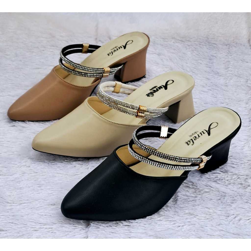 Sandal Hak Tahu Wanita.Sandal Heels