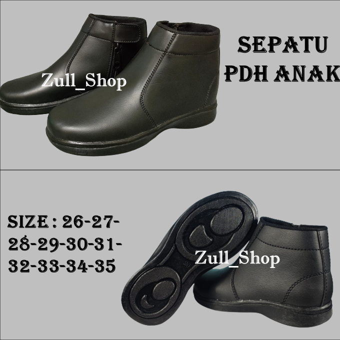 FREE ONGKIR SEPATU PDL / PDH ANAK TERBARU RESLETING SEPATU PROFESI ANAK POLISI LORENG DAMKAR MURAH