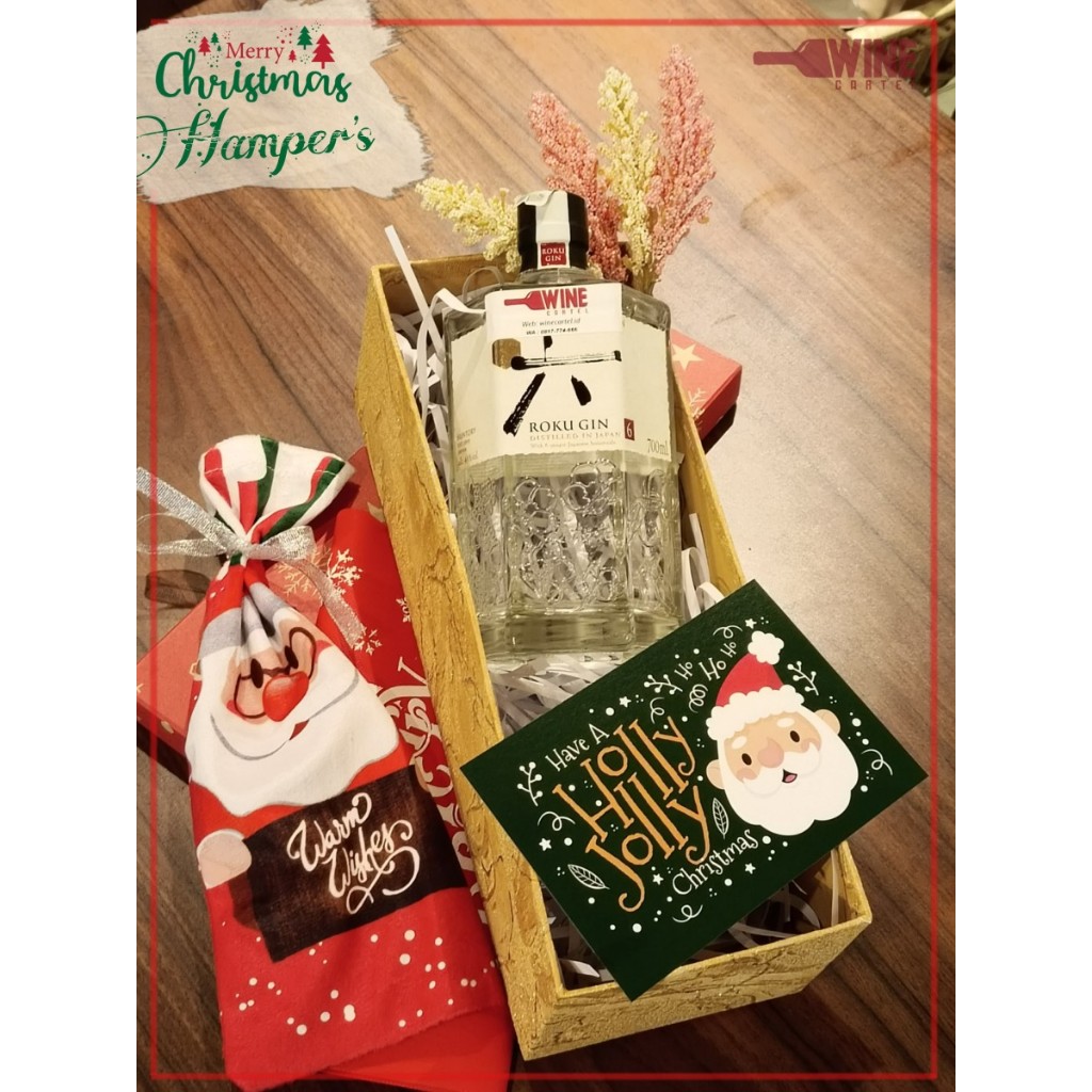 

Hampers Christmas Gift Pack Set Xmas GIN Roku GIN Japanese Gin 700mL