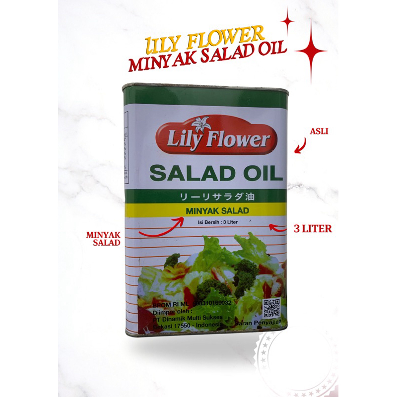 

Lily flowers SALAD OIL 3L