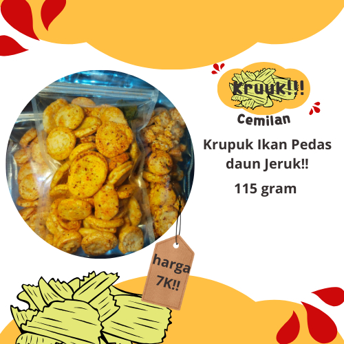 

Kerupuk Ikan Pedas Jeruk