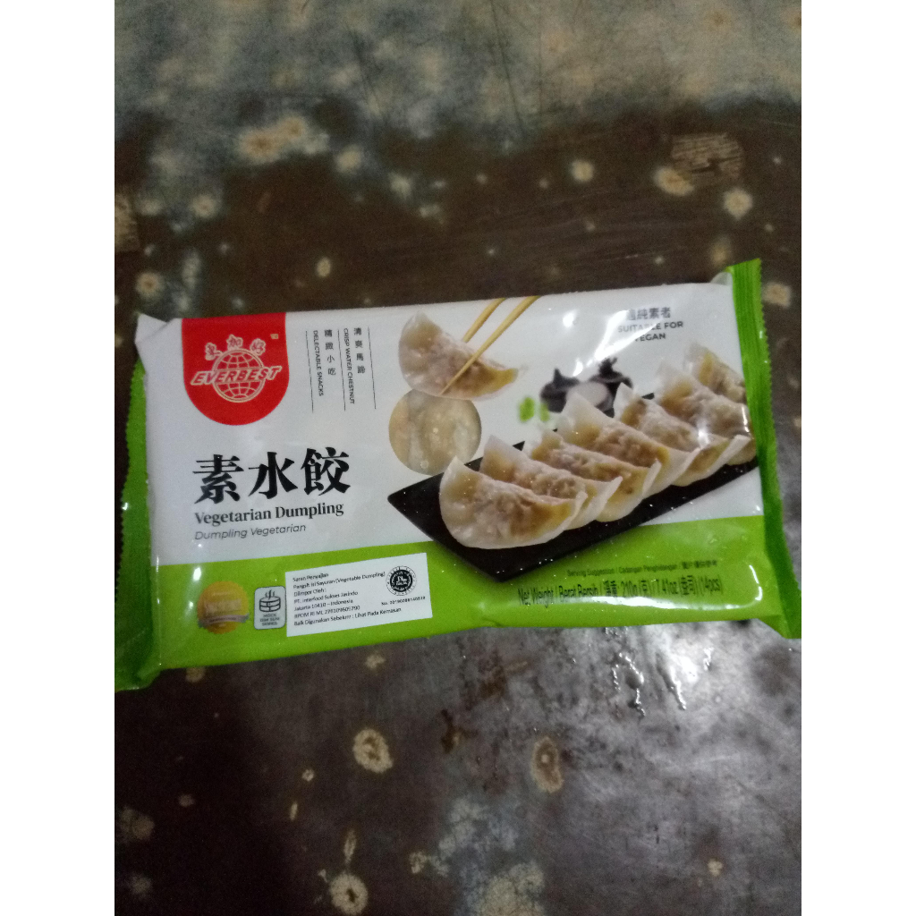 

Everbest Dumpling 14pcs / Shui Jiao / Sui Kiau / Pangsit Vegetarian