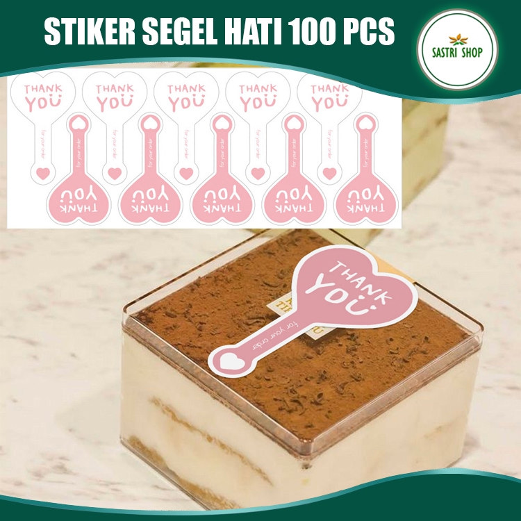 

Stiker Segel Kemasan Model Hati Thank You PINK PUTIH - Isi 100 Pcs Murah!